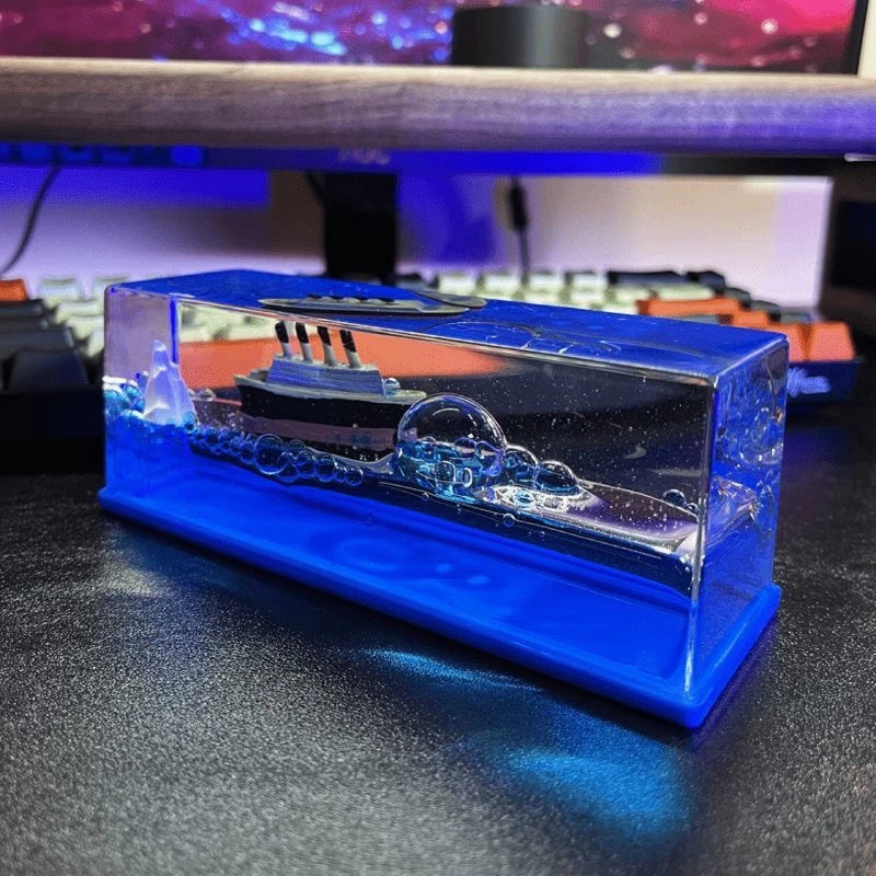 TitanSea Unsinkbares Schiff | Schwimmendes Modell | Kreative Deko | Für Zuhause & Kinderzimmer