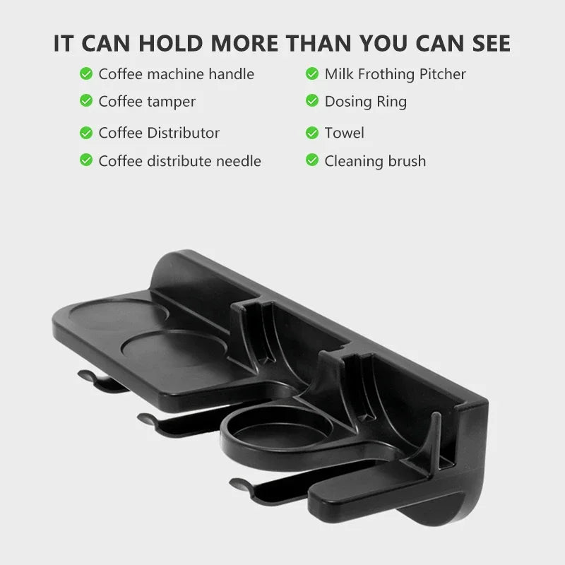 BrewOrganize Wandhalterung für Kaffee-Set | Aufbewahrungsregal für Küchenutensilien & Barista-Zubehör | Coffeeware-Organizer für Zuhause & Büro