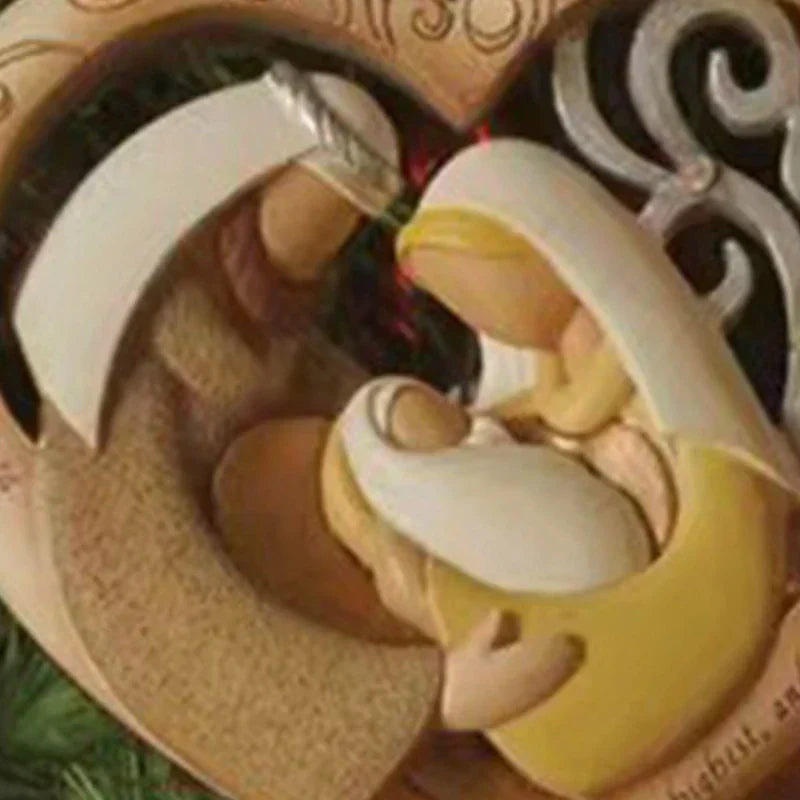 SerenityArt Heilige Familie Statue | Hochzeitsgeschenk | Dekorative Figur | Weihnachtsdekoration & Heimdeko