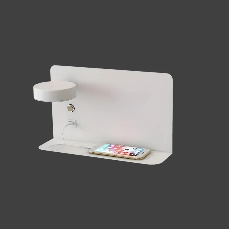 GlowFreya LED Nachttischlampe | Mit USB-Port | Modernes Design | Perfekt für Schlafzimmer & Büros