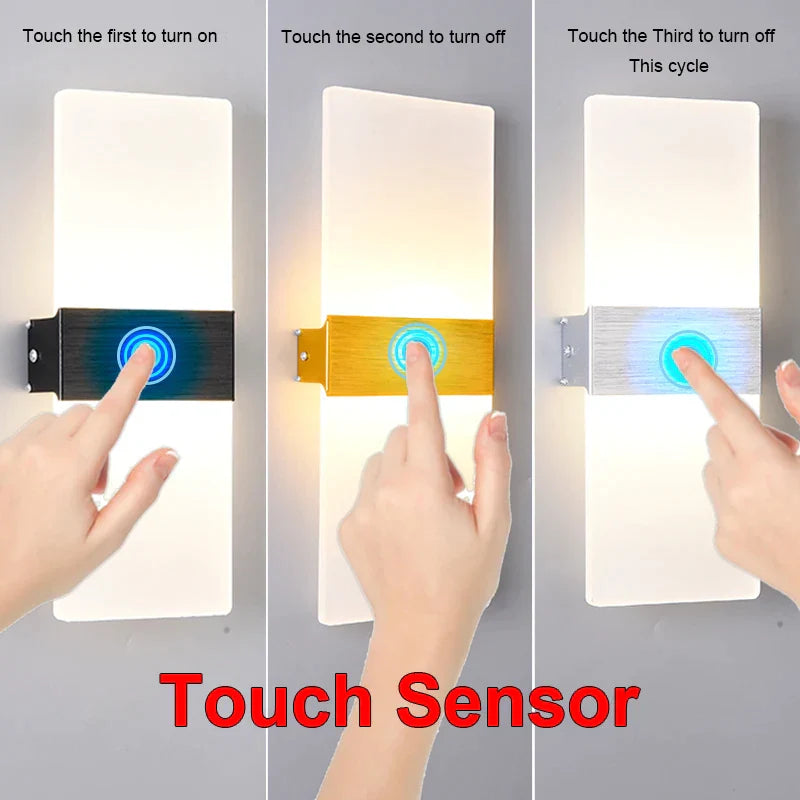 MotionGlow Bewegungsmelder Wandleuchte | Modernes Aluminiumdesign | Ideal für Flur, Küche, Schlafzimmer