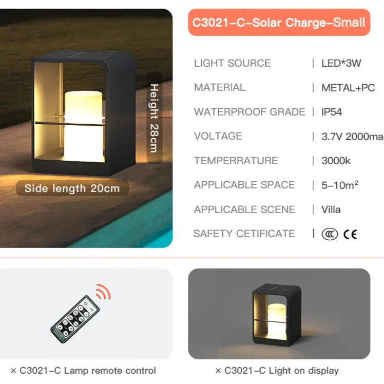 EcoLuma Wegbeleuchtung | Solar- und LED-Gartenlampe | Nachhaltige Außenbeleuchtung | Wetterfest