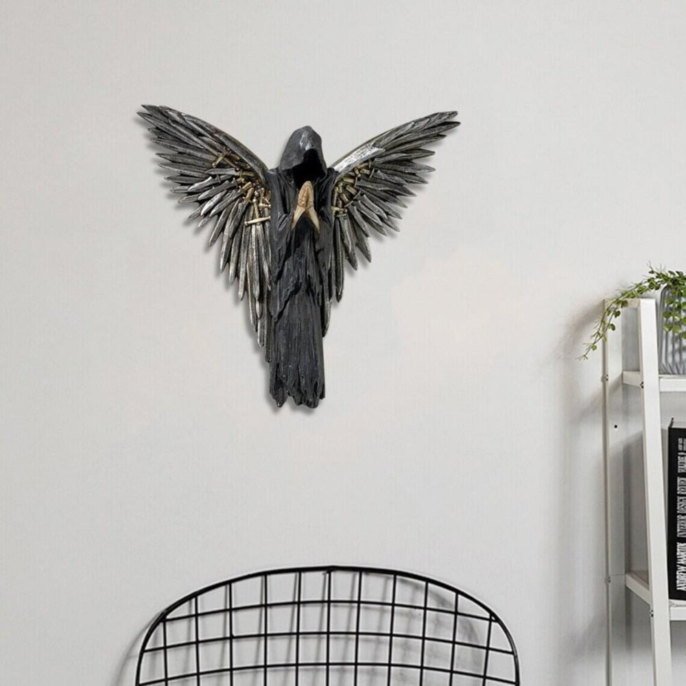 BattleShade Krieger Skulptur aus Harz | Wanddeko & Halloween-Dekoration | Ornamente für Wohnzimmer & Heimdekoration