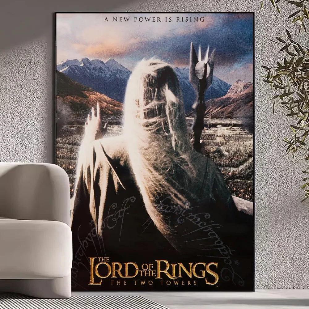 RingLord Film Poster Set | Wandbilder im epischen Stil | Kunst-Drucke für Wohnzimmer & Heimdekoration