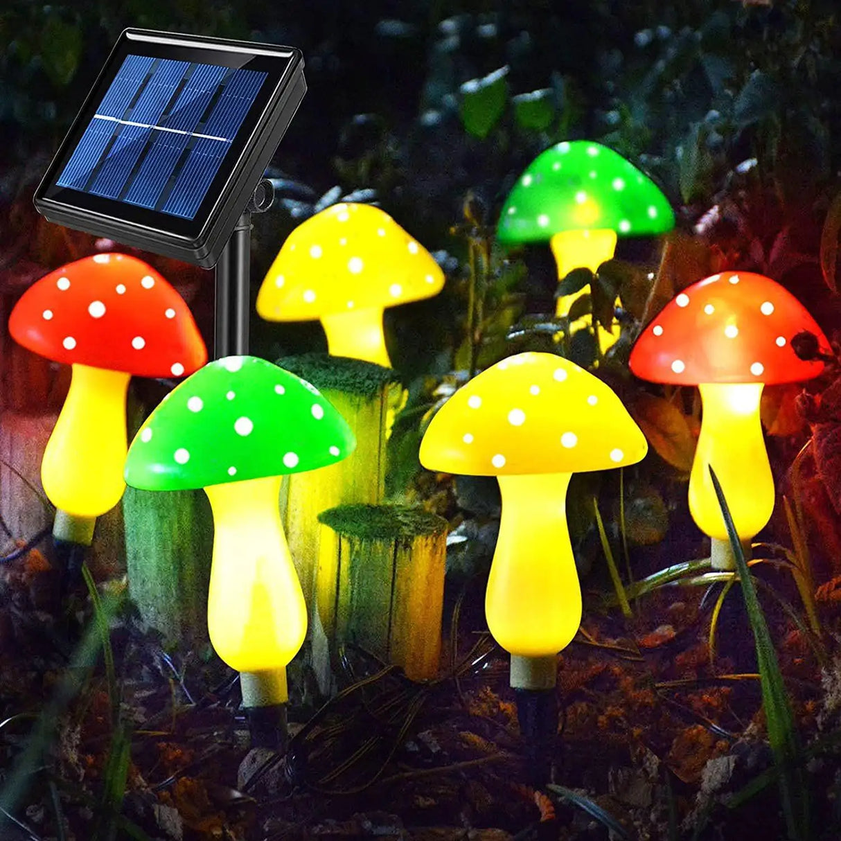 SolarShroom LED Gartenlampe | Solar Pilz Licht | Wasserdicht & Stimmungsvolle Beleuchtung | Deko für Garten & Weg