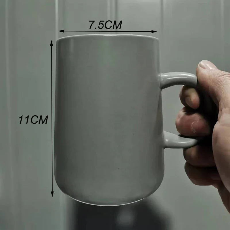 CupBuddy Niedliche Cartoon-Keramiktasse | Kaffeetasse & Milchteebecher | Frühstückstasse als Geschenkidee & Trinkgeschirr