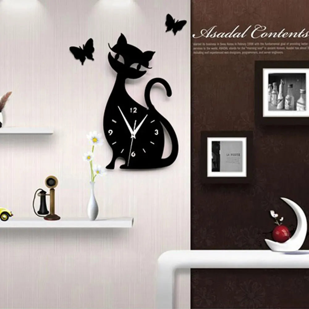 TickTale Kinderzimmer Wanduhr | Kreative Uhr mit süßem Design | Stille Wanduhr für Schlafzimmer & Spielzimmer