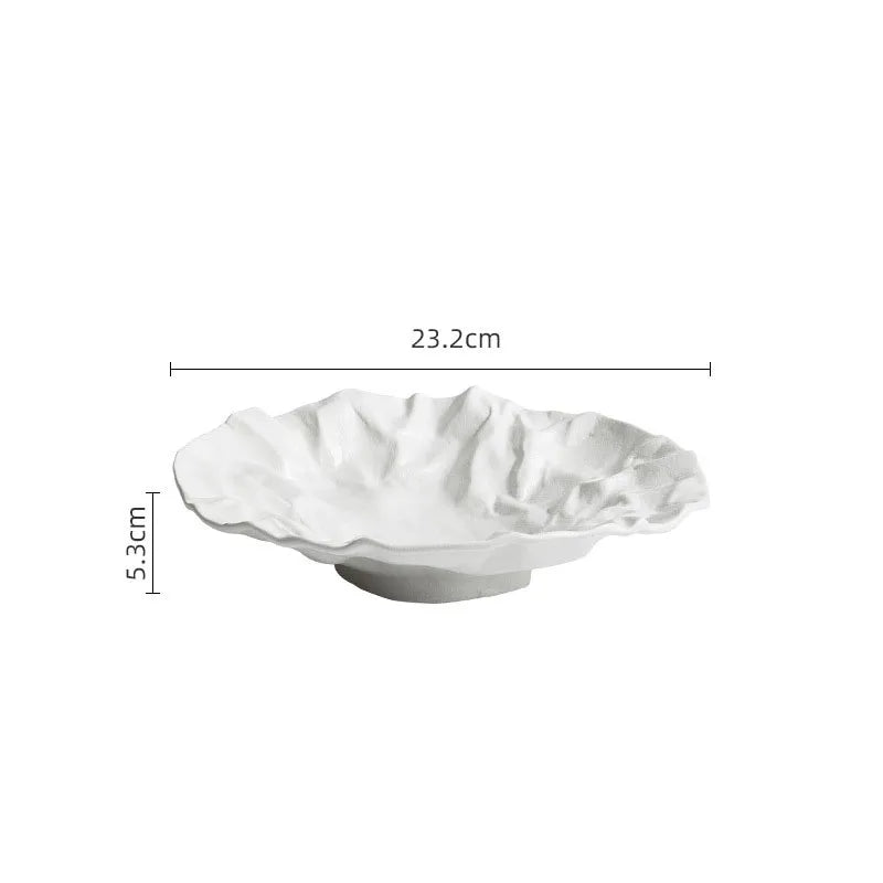 AquaRipple Design-Schale | Elegante Wellenstruktur | Stilvolle Tischdeko