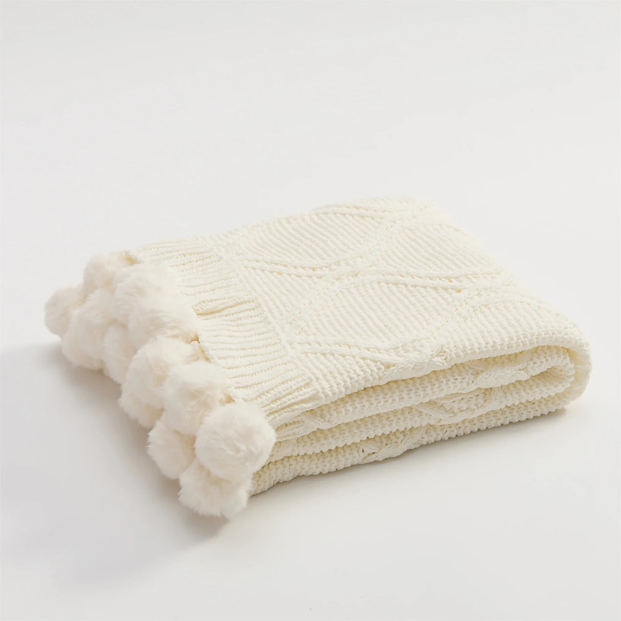 HeartKnit Kuscheldecke aus Chenille | Strickdesign | Für Bett & Sofa | Weich & Gemütlich