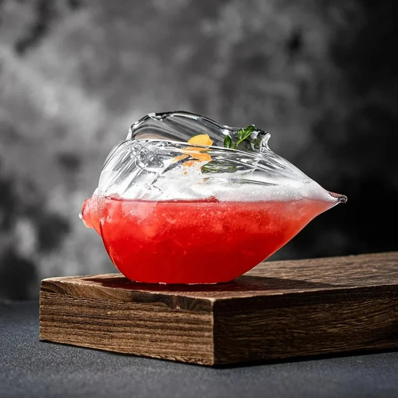 ShellGlow Conch-Gläser 2er-Set | Elegantes Muschelglas-Design | Premium Trinkgläser | Tischdeko