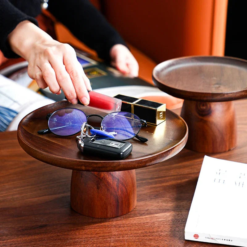 AcaciaLuxe Premium Holzständer | Nachhaltiges Akazienholz | Stilvolle Dekoration | Praktische Aufbewahrung