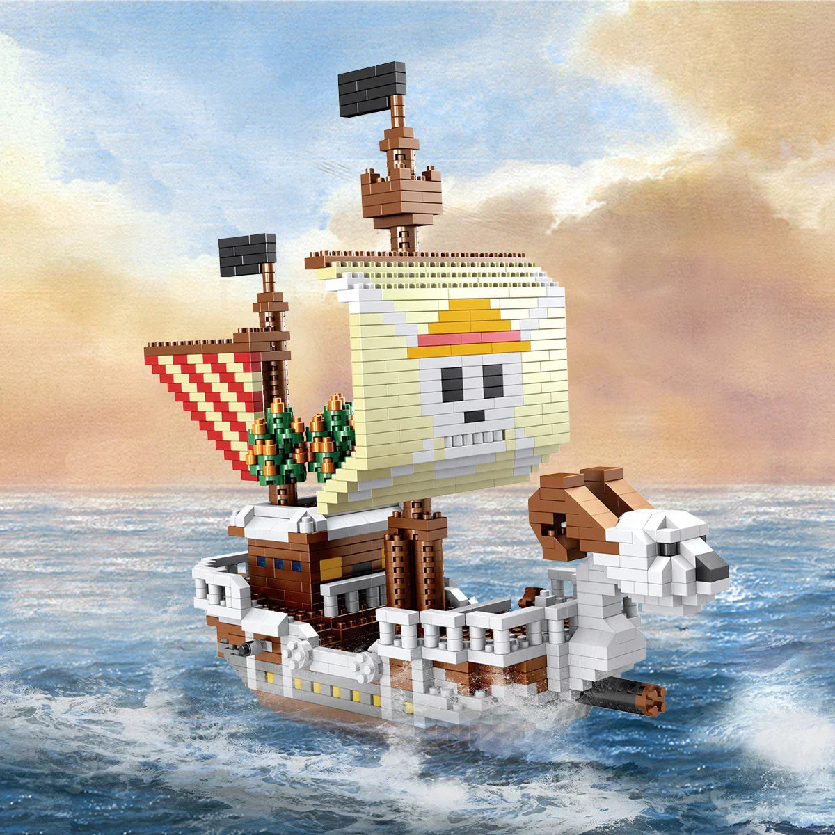 ShipMaster DIY Piratenschiff Bausteine | Spielzeug für Kinder | Bildungsspielzeug & Dekoration | Geschenkidee