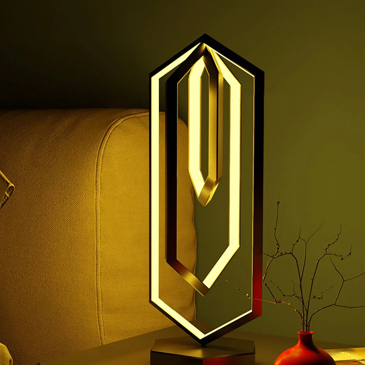 LumiHex Modular LED Wandleuchte | Touch-Steuerung | Energiesparend | Modernes Dekor