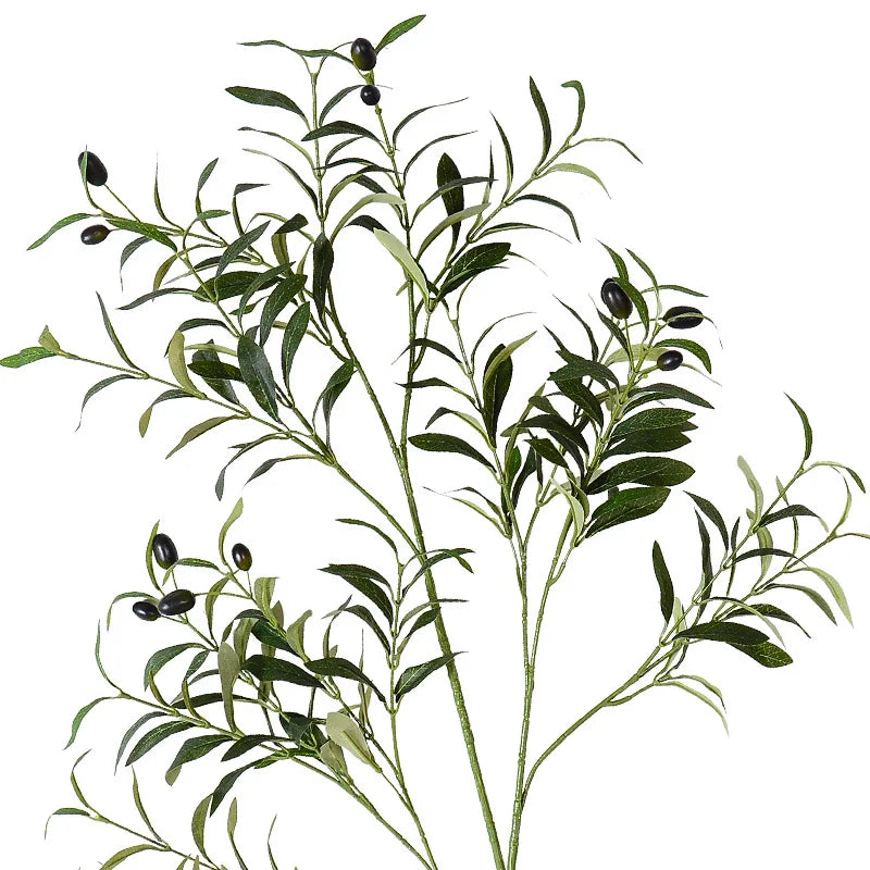 Olivio Künstliche Olivenbaum-Zweige | Realistische Deko-Zweige | Perfekte Ergänzung für Zuhause & Events