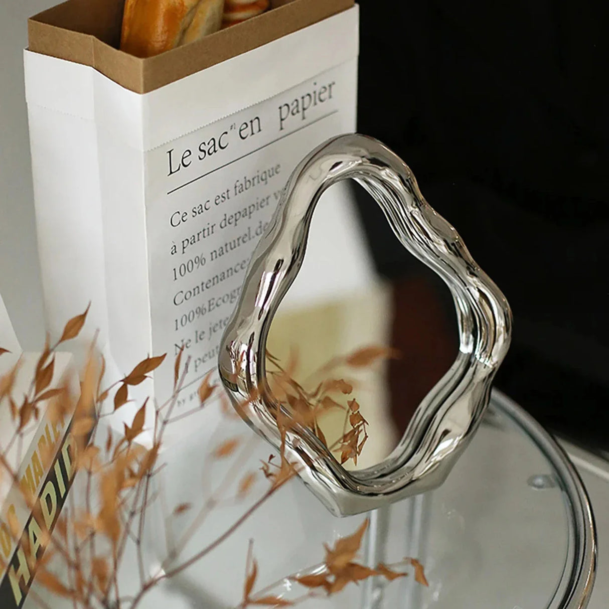 ZenForm Wabi-Sabi Wandspiegel | Minimalistisches Design | Dekor für Wohnzimmer und Schlafzimmer