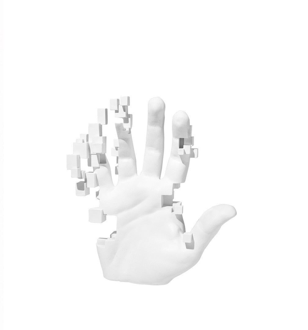 ArtForm Abstrakte Skulptur | Moderne Körperstatue aus Keramik | Minimalistische Deko für Wohnzimmer, Bücherregal & Tisch