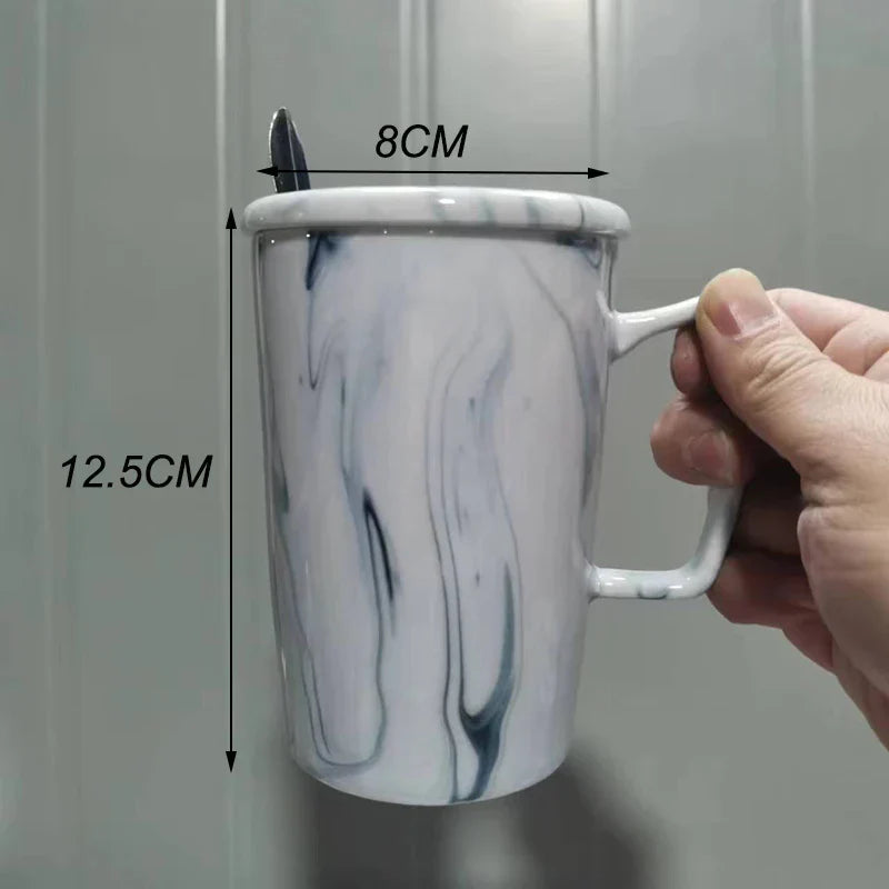 CupBuddy Niedliche Cartoon-Keramiktasse | Kaffeetasse & Milchteebecher | Frühstückstasse als Geschenkidee & Trinkgeschirr