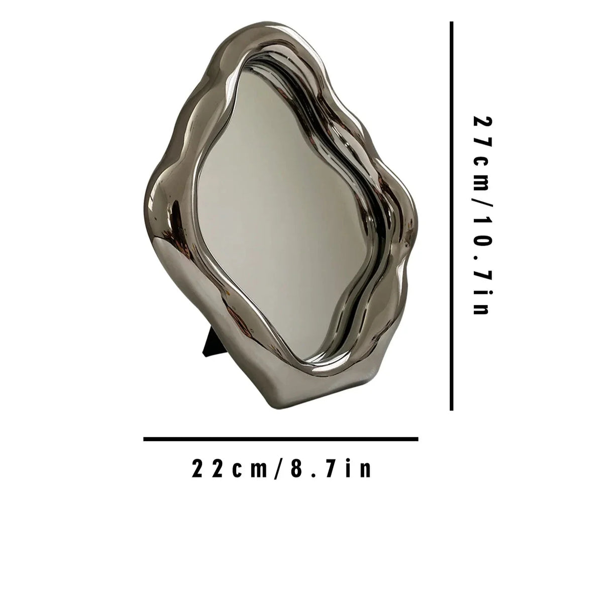 ZenForm Wabi-Sabi Wandspiegel | Minimalistisches Design | Dekor für Wohnzimmer und Schlafzimmer