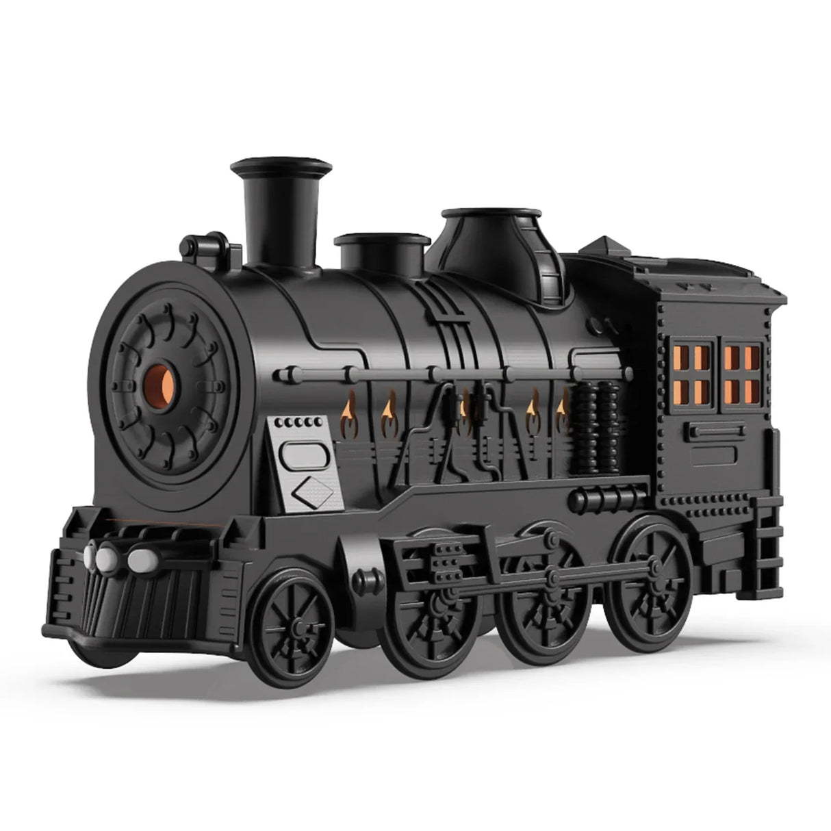 SteamAura Retro Train Öl-Diffuser & Luftbefeuchter | Ätherische Öle | Aromatherapie & Stimmungslicht | USB-Betrieb