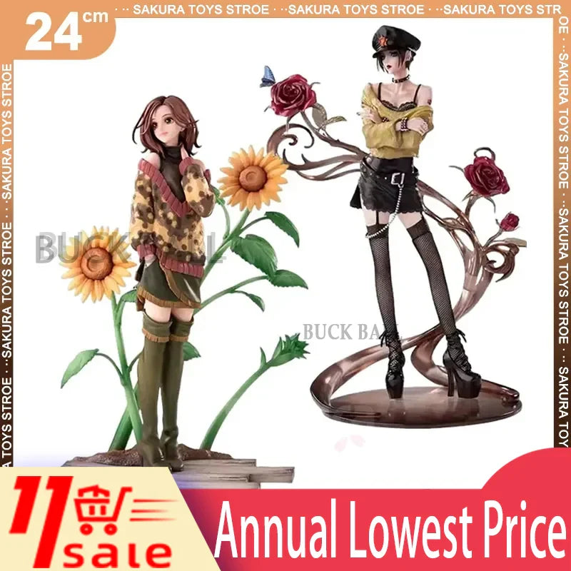 AnimeCollect Nana Figur | 24 cm PVC Statue | Oosaki Nana & Komatsu Nana Modelle | Dekoration & Sammlerstück