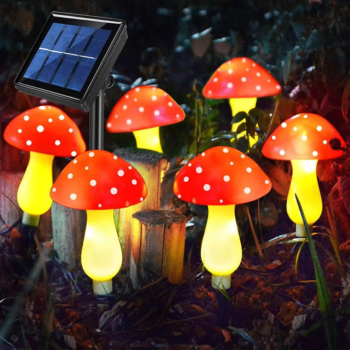 SolarShroom LED Gartenlampe | Solar Pilz Licht | Wasserdicht & Stimmungsvolle Beleuchtung | Deko für Garten & Weg