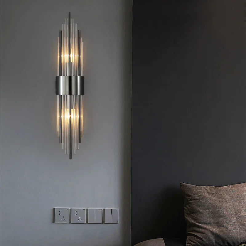 GoldenLuxe Elegante LED-Wandleuchte | Luxuriöses Design in Gold | Stilvolle Wandbeleuchtung