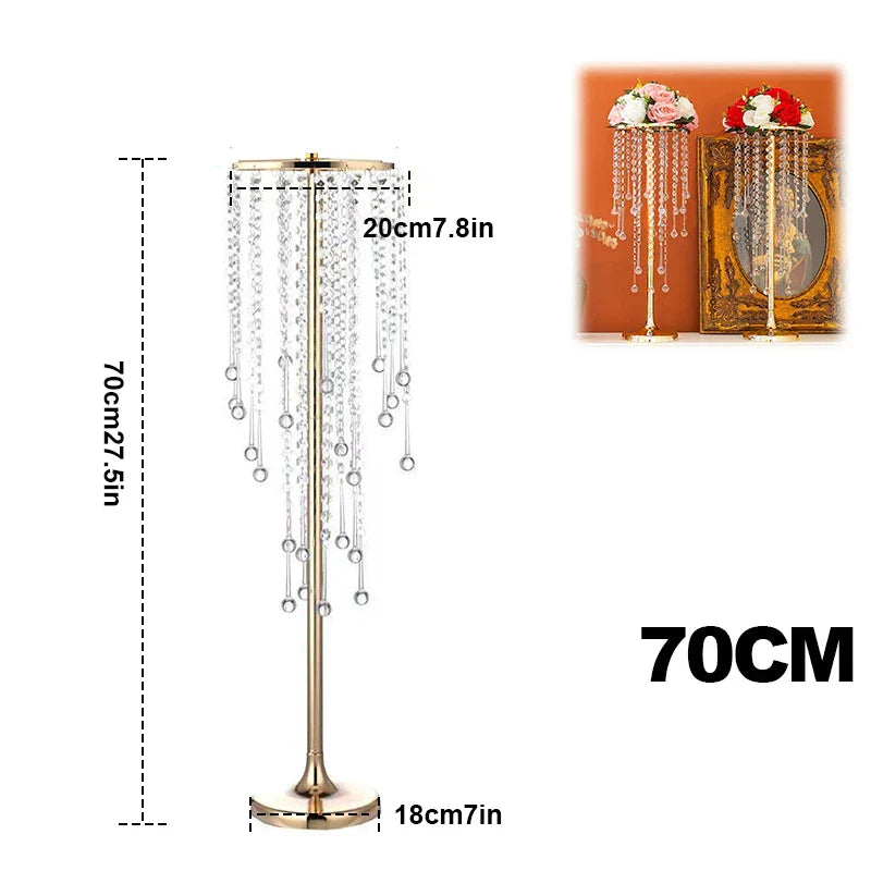 Florevia Metall Blumenständer & Kerzenhalter | Hochzeit Mittelstück | Blumenregal & Deko für Veranstaltungen | Elegante Tischdeko