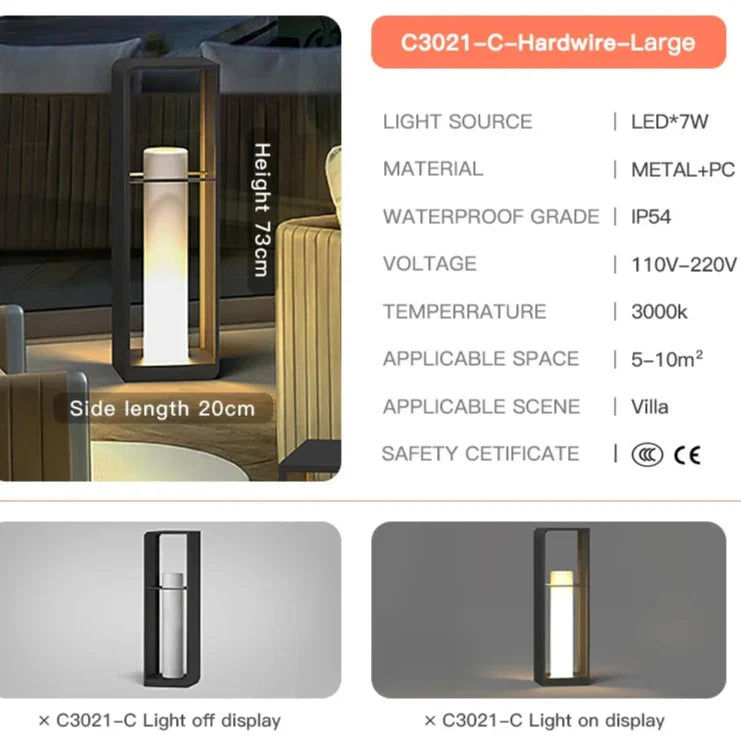 EcoLuma Wegbeleuchtung | Solar- und LED-Gartenlampe | Nachhaltige Außenbeleuchtung | Wetterfest