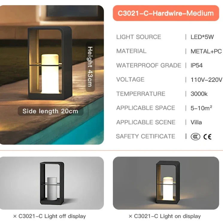 EcoLuma Wegbeleuchtung | Solar- und LED-Gartenlampe | Nachhaltige Außenbeleuchtung | Wetterfest