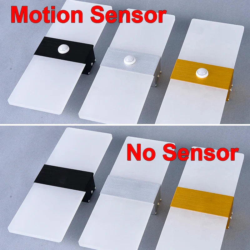 MotionGlow Bewegungsmelder Wandleuchte | Modernes Aluminiumdesign | Ideal für Flur, Küche, Schlafzimmer