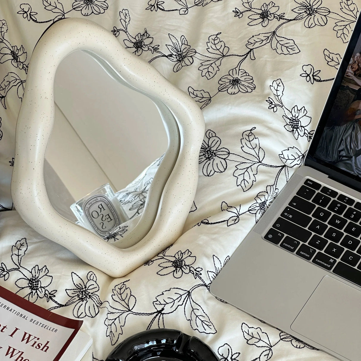 ZenForm Wabi-Sabi Wandspiegel | Minimalistisches Design | Dekor für Wohnzimmer und Schlafzimmer