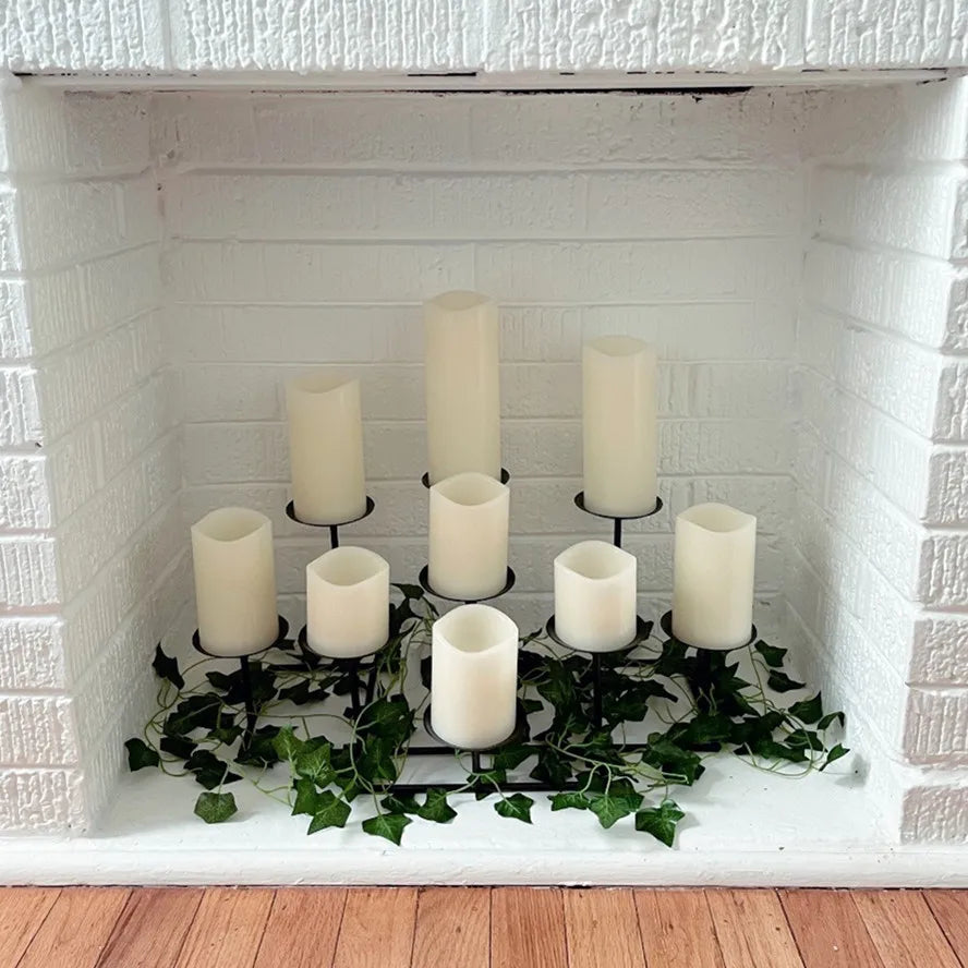 LumaFlick Flammenlose LED Kerzen | Echtwachs | Sichere Dekoration für Zuhause | Stimmungsvolle Beleuchtung