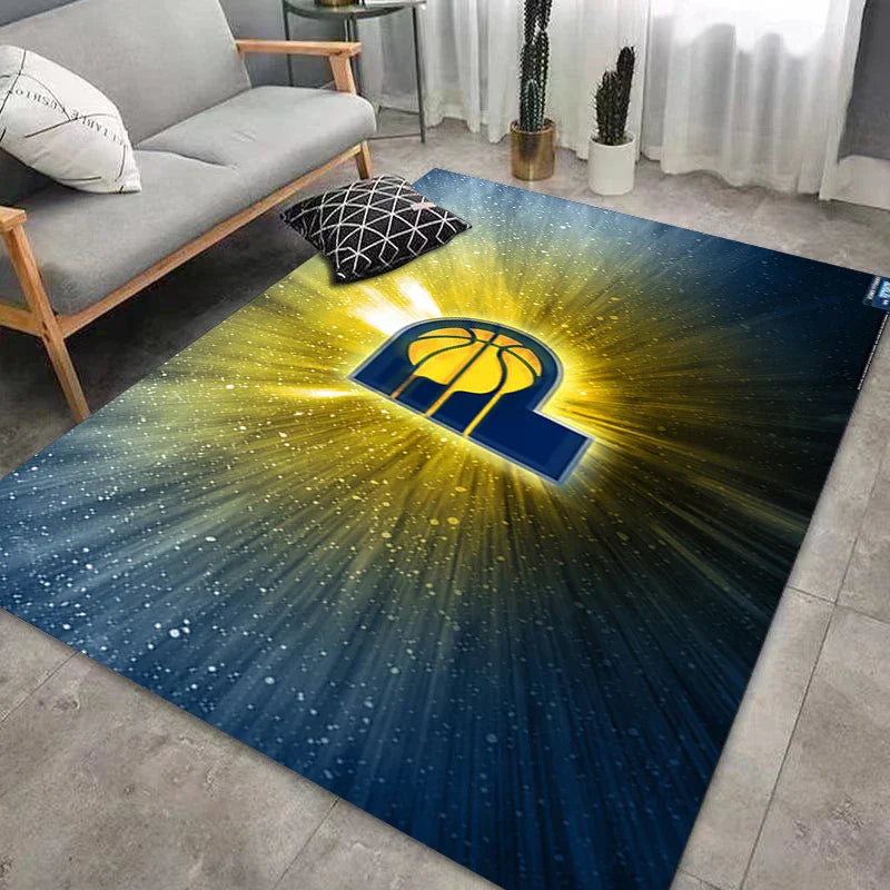 CourtComfort Rutschfester Küchenläufer | Waschbare Basketball-NBA Fußmatte | Teppich für Bad, Wohnzimmer & Flur