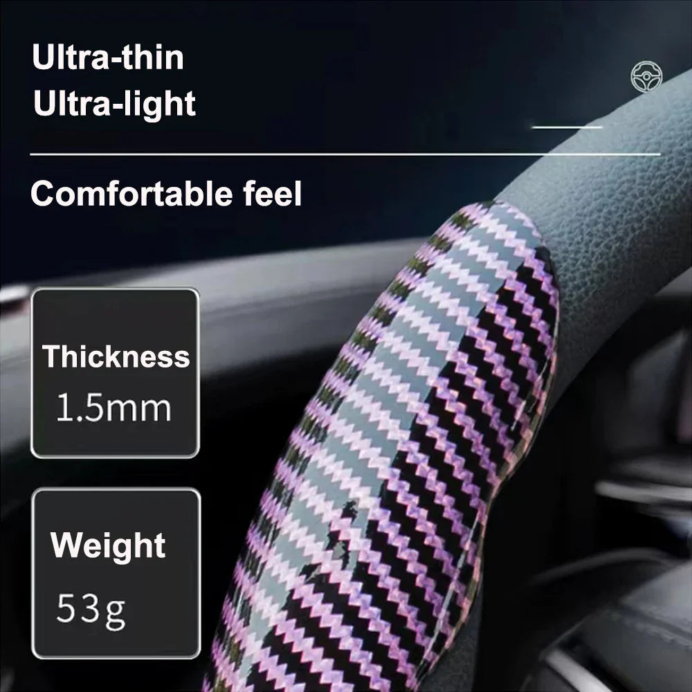 DriveStyle Lenkradbezug 36 cm | Rutschfester Auto-Lenkradschutz | Hochwertiges Material | Komfort und Stil