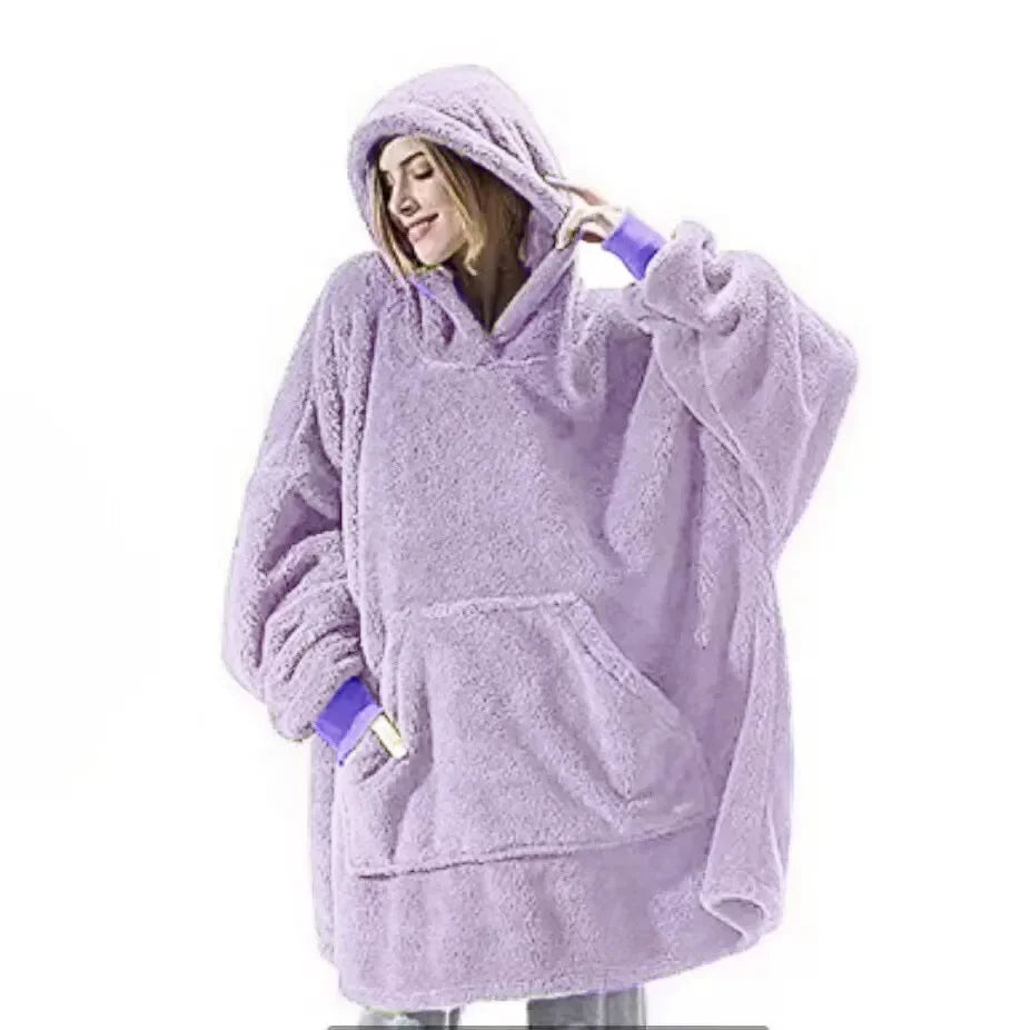 SnugCover Fleece-Deckenpullover | Kuschelig & Bequem | Perfekt für Zuhause & Unterwegs | In vielen Farben erhältlich