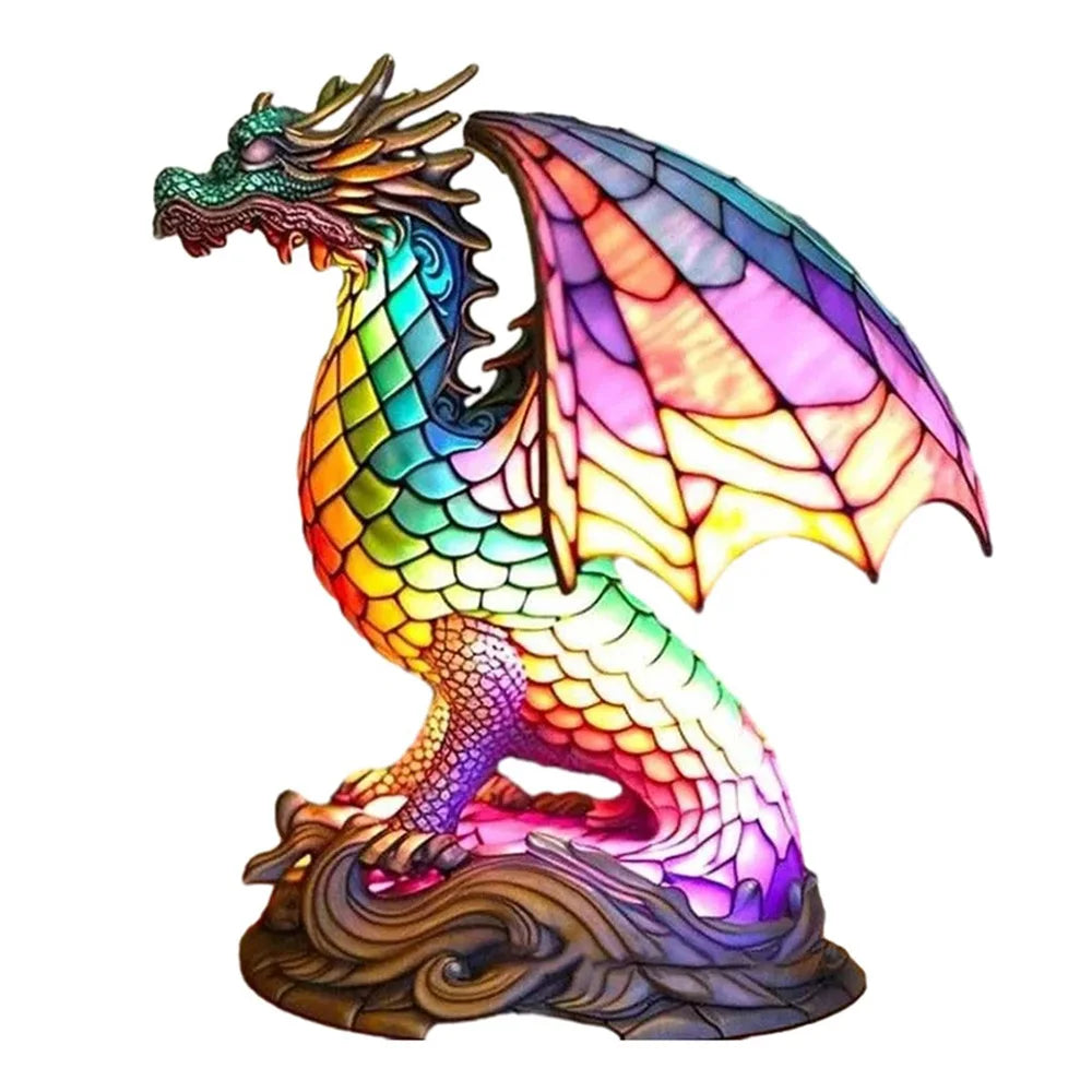 CrystalGlow 3D LED Glaslampe | Tierisches Design | Dekorative Tischleuchte | Stimmungslicht für Zuhause