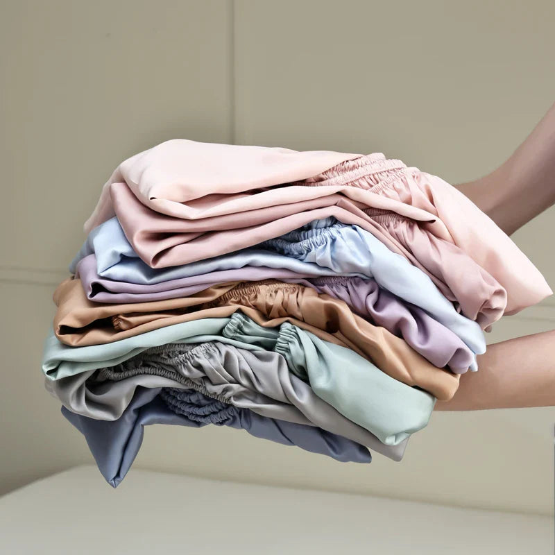 SilkDreams Tencel-Bettlaken | Atmungsaktiv | Hypoallergen | Luxuriöse Bettwäsche für Ihr Zuhause