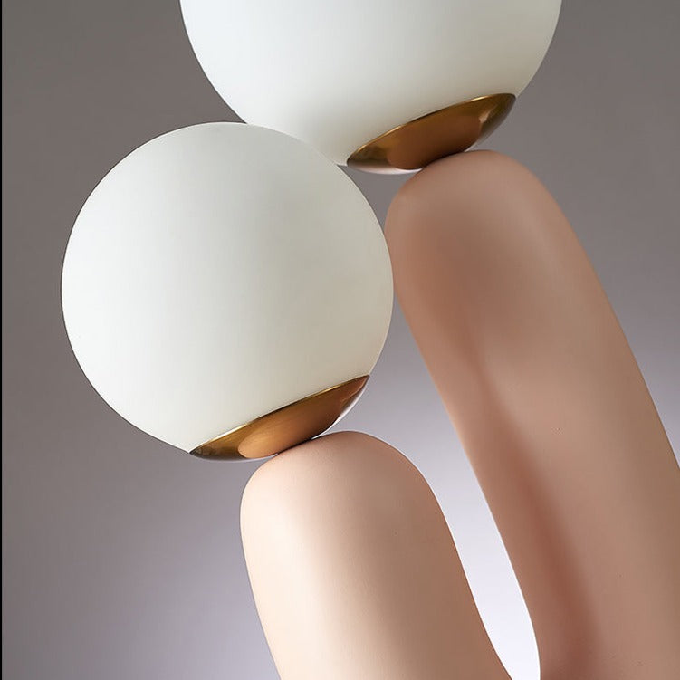 ResiGlow Harz Tischlampe | Modernes LED Design | Stimmungslicht | Dekorative Beleuchtung für Zuhause