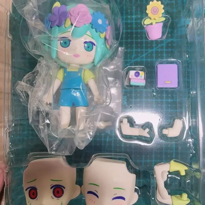 ChibiCraft Anime Figur | PVC Actionfigur Basil | Kawaii Anime Sammlerfigur in Box | Niedliches Modellspielzeug für Fans