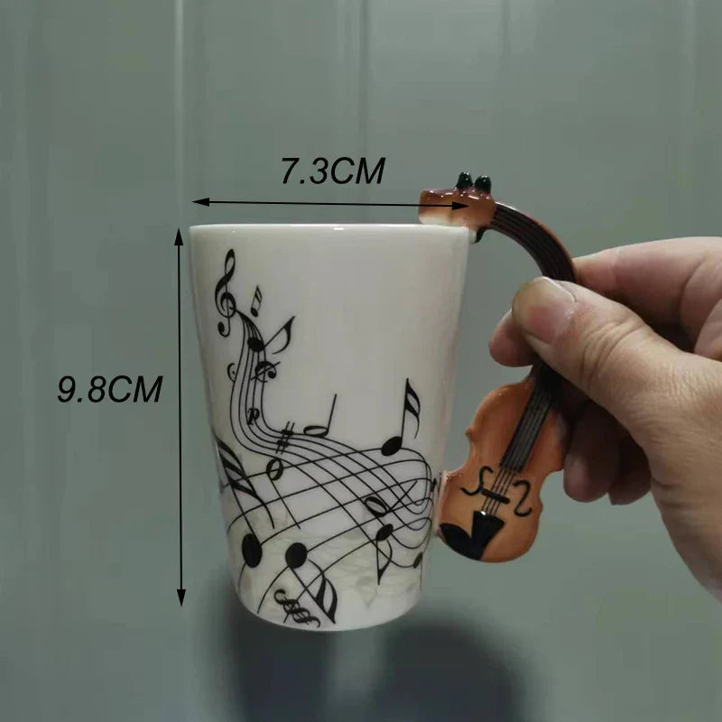 CupBuddy Niedliche Cartoon-Keramiktasse | Kaffeetasse & Milchteebecher | Frühstückstasse als Geschenkidee & Trinkgeschirr