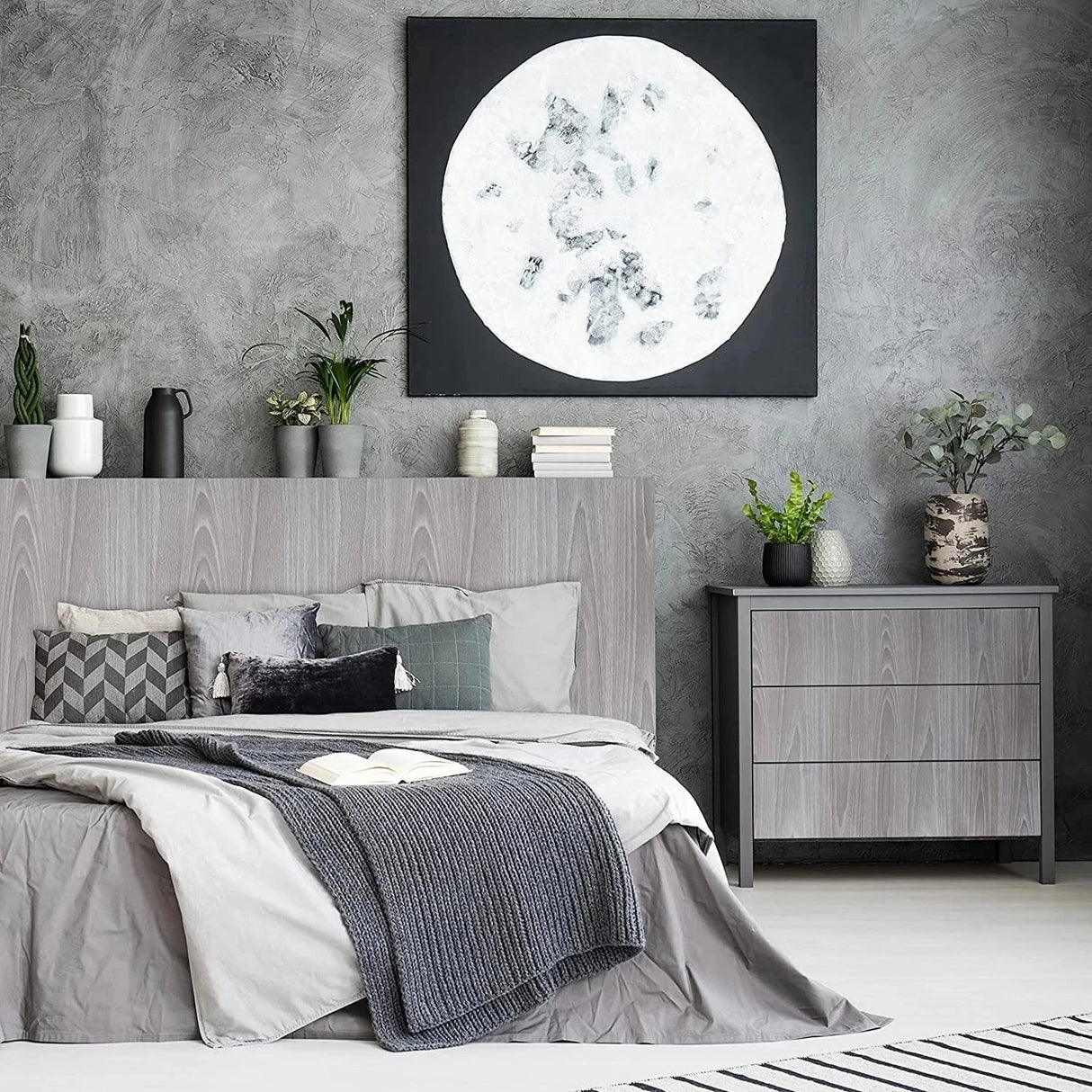 CementoFlex Selbstklebende Wandverkleidung | Betonoptik Tapete | Wasserdicht | Modernes Design