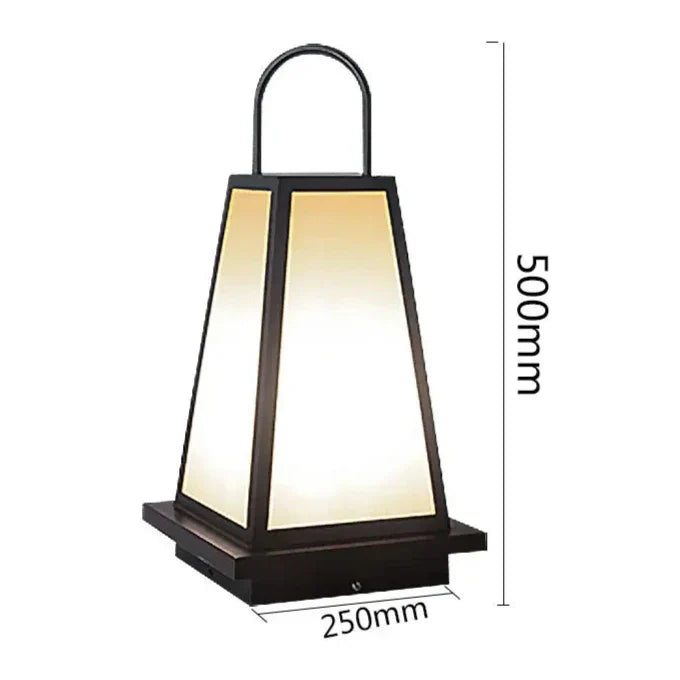 LumiVance Rasenlaterne | Wasserdichte Solarlaterne | Kabellose Gartenleuchte | Außenbeleuchtung für Hof und Terrasse