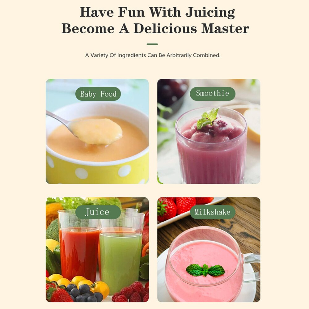 BabyBlend Mini Mixer | Praktischer Baby Nahrungsmittelbereiter | Schnell & Effizient | BPA-frei