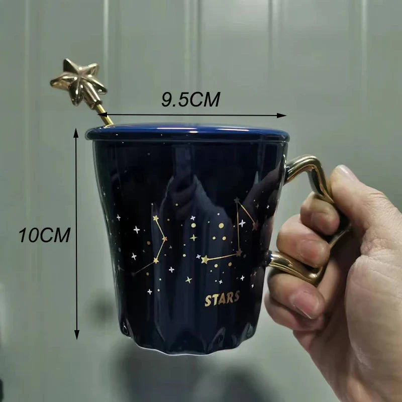 CupBuddy Niedliche Cartoon-Keramiktasse | Kaffeetasse & Milchteebecher | Frühstückstasse als Geschenkidee & Trinkgeschirr