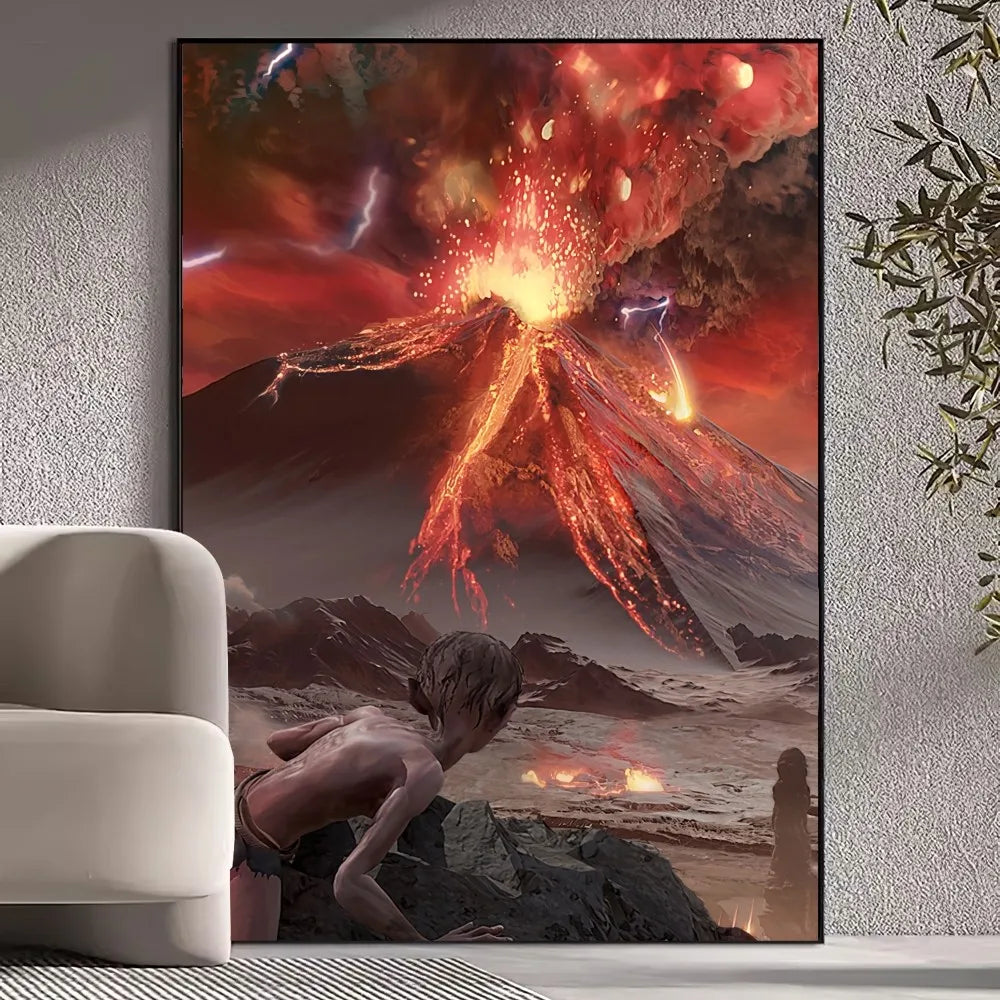 RingLord Film Poster Set | Wandbilder im epischen Stil | Kunst-Drucke für Wohnzimmer & Heimdekoration