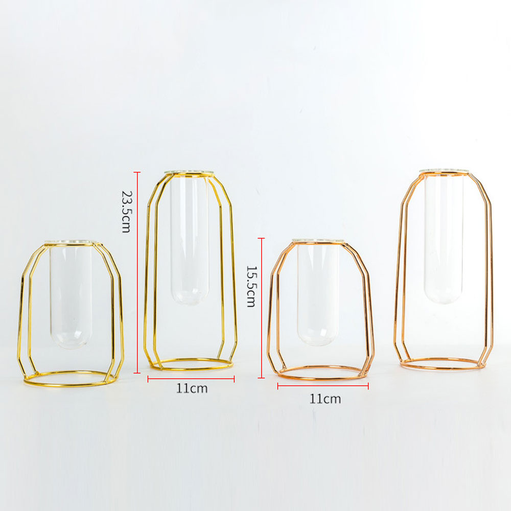 FloraHaven Propagation Vase | Nordic Design Blumenhalter | Glas Test Tube Pflanzgefäß | Deko für Zuhause