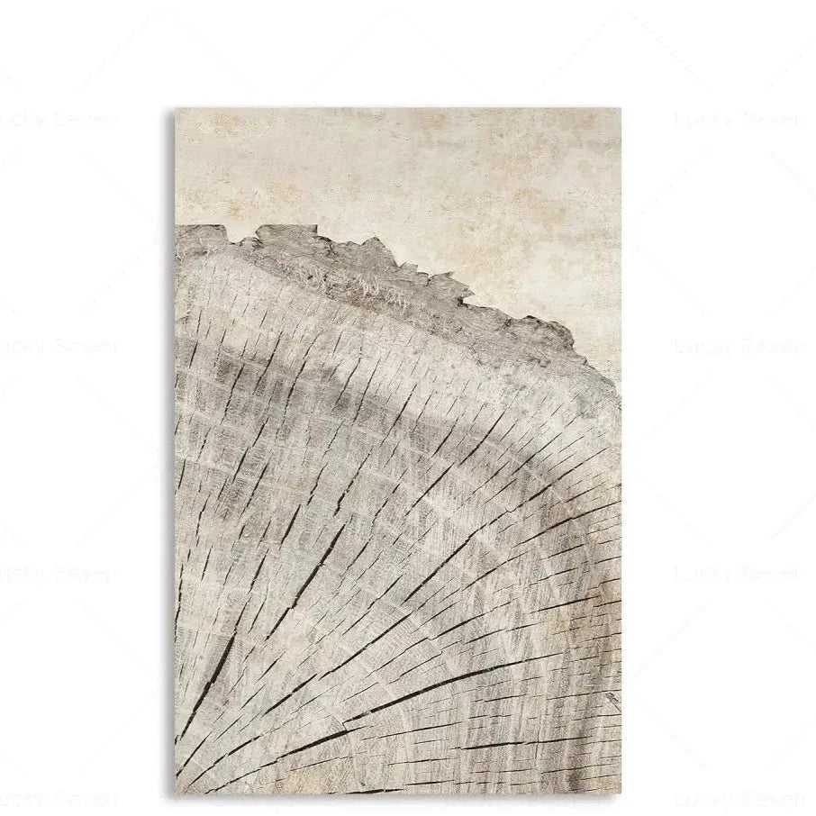 ArtRing Baumringe Abstrakte Leinwand | Moderne Wandkunst | Stilvolle Deko für Zuhause