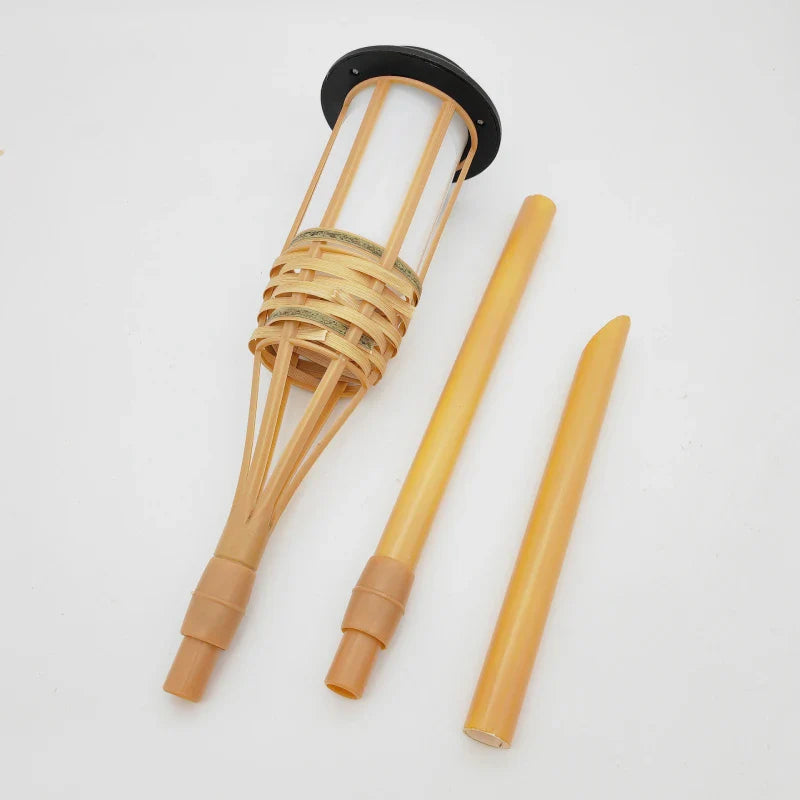 TikiGlow Solar-Fackel 5er-Set | Flammenoptik LED Gartenleuchten | Solarbetrieben | Dekoratives Licht für Außen