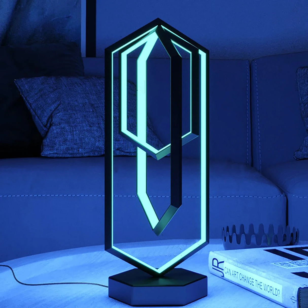 LumiHex Modular LED Wandleuchte | Touch-Steuerung | Energiesparend | Modernes Dekor