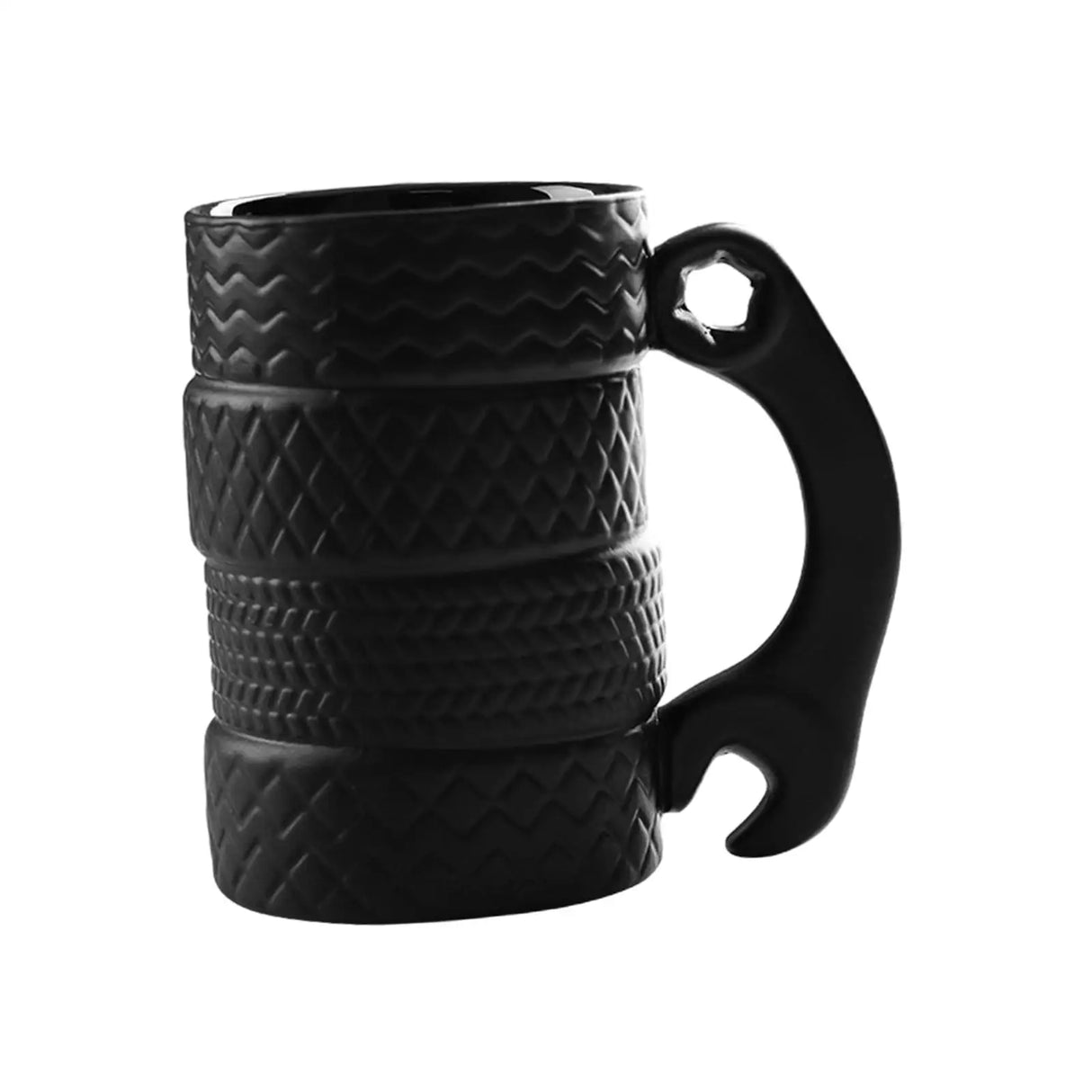 GearMug Radreifen-Kaffeetasse | Kreatives Trinkgeschirr | Frühstückstasse für Autoliebhaber | Einzigartiges Geschenk